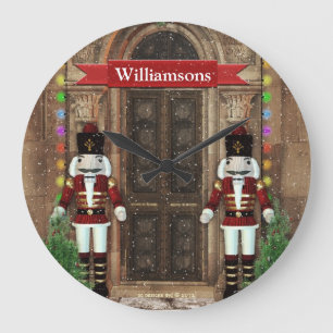 Personalised Nutcracker Holiday Art Wall Clock