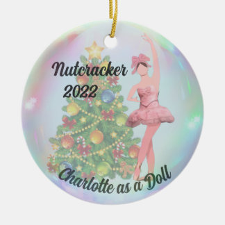 Personalised Nutcracker Ornament - Ballerina Doll