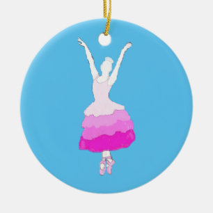 Personalised Nutcracker Ornament- Flowers Ceramic Tree Decoration