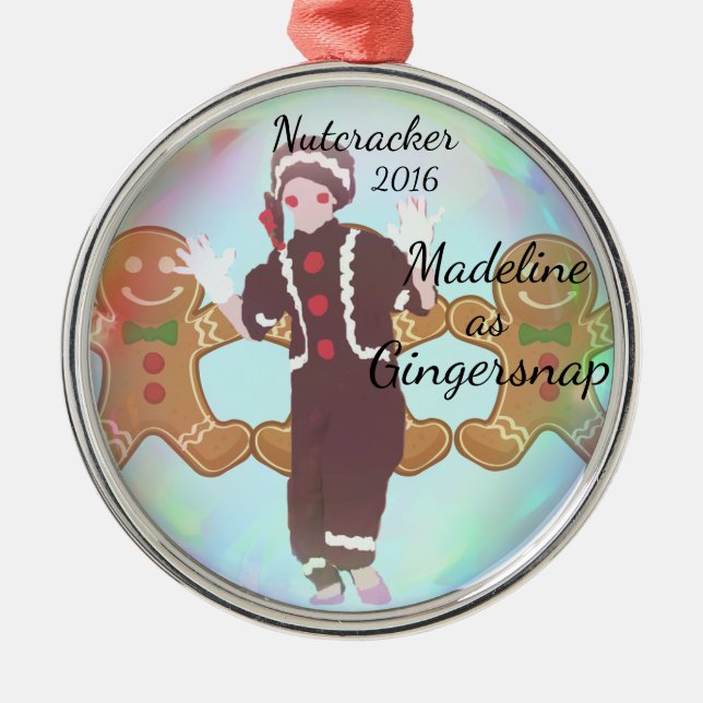 Personalised Nutcracker Ornament - Gingersnap (Front)