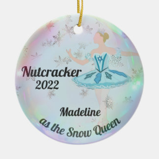 Personalised Nutcracker Ornament - Snow Queen