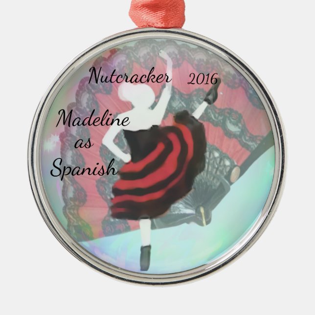 Personalised Nutcracker Ornament - Spanish (Front)