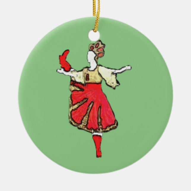 Personalised Nutcracker Ornament - Trepak (Front)