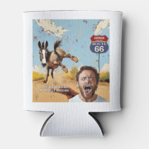 Personalised Oatman Route 66 Photo Can Cooler