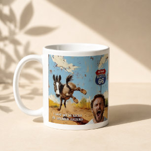 Personalised Oatman Route 66 Photo Coffee Mug