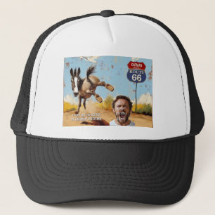 Personalised Oatman Route 66 Photo Trucker Hat