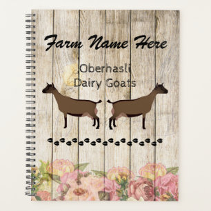 Personalised Oberhasli Dairy Goat Farm Planner