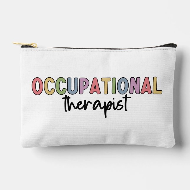 Personalised Occupational Therapist OT Gifts Accessory Pouch (Front)