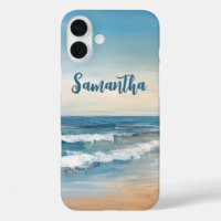 Personalised Ocean Beach Vacation Scene