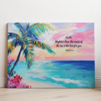 Personalised Ocean Bible Verse Psalm 93:
