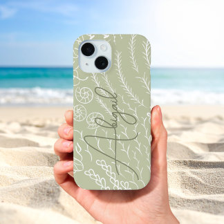 Personalised Ocean Coral Reef Beachy iPhone 15 Case