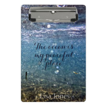 Personalised Ocean Underwater Mini Clipboad