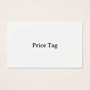 Personalised Oceania 3.54" x 2.165" Price Tag