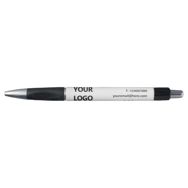 Personalised Office Business Logo and Text Pen (Front)