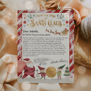 Personalised Official North Pole Letter From Santa
