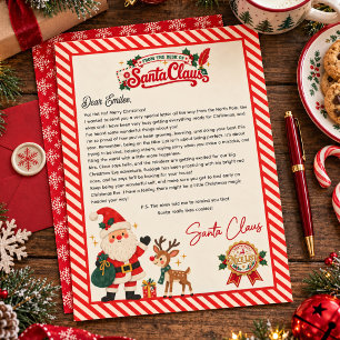 Personalised Official North Pole Letter from Santa