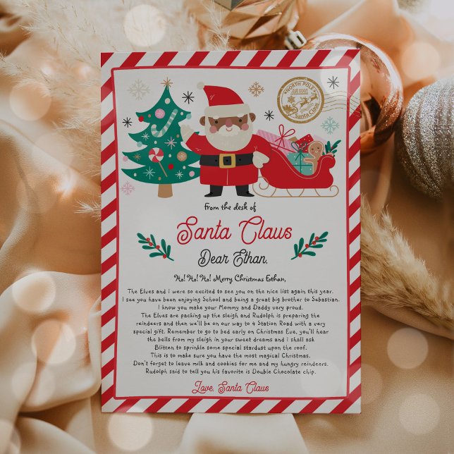 Personalised Official North Pole Letter From Santa Invitation (Creator Uploaded)