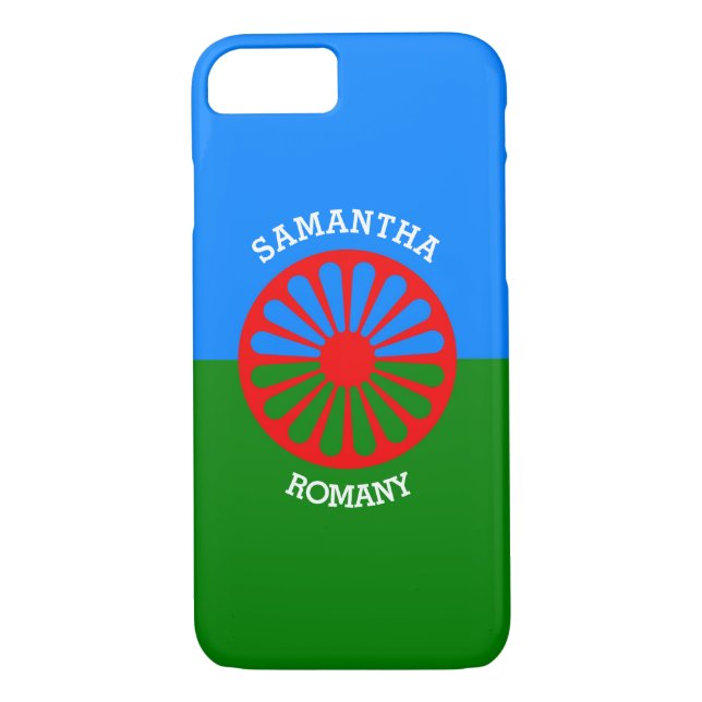 Personalised Official Romany gypsy travellers flag Case-Mate iPhone Case (Back)