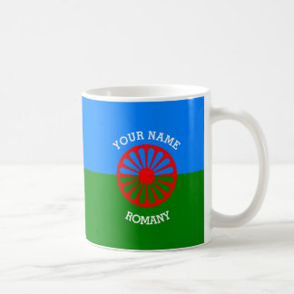 Personalised Official Romany gypsy travellers flag Coffee Mug