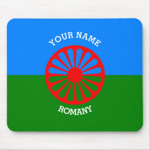 Personalised Official Romany gypsy travellers flag Mouse Mat