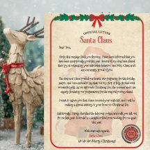Personalised Official Santa Letter for Kids
