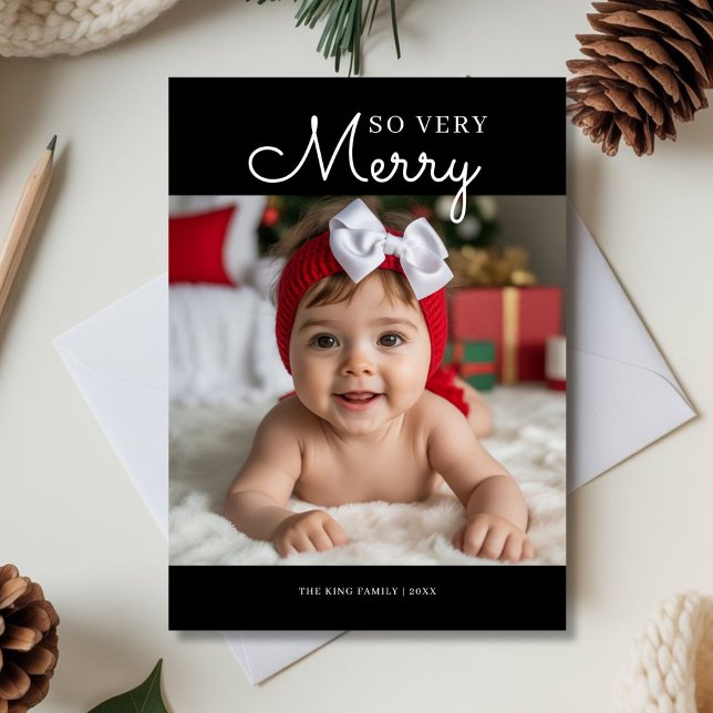 Personalised Oh So Merry Family Holiday Greeting C (Creator Uploaded)