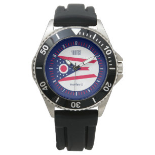 Personalised Ohio State Flag Watch Design