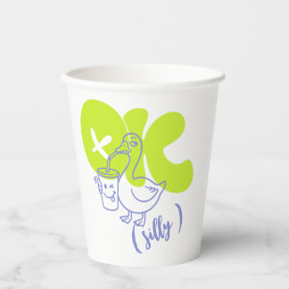Personalised OK Silly Goose Paper Cup, Coffee Cups