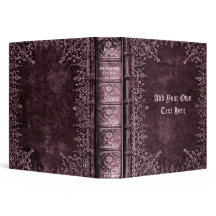 Personalised Old Book 3-Ring Binder