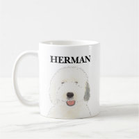 Personalised Old English Sheepdog