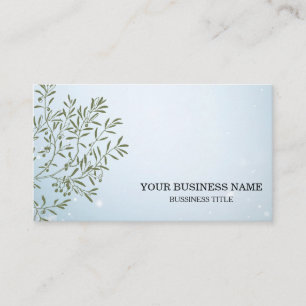 Personalised Olive Branch Catering Chef Business Card