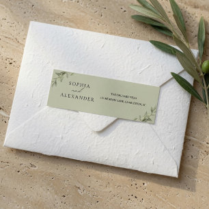 Personalised Olive Branch Wedding