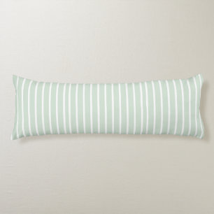 Personalised Olive Stripes Body Cushion