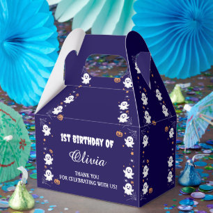 Personalised Olivia’s 1st Birthday Ghost Favour Bo Box