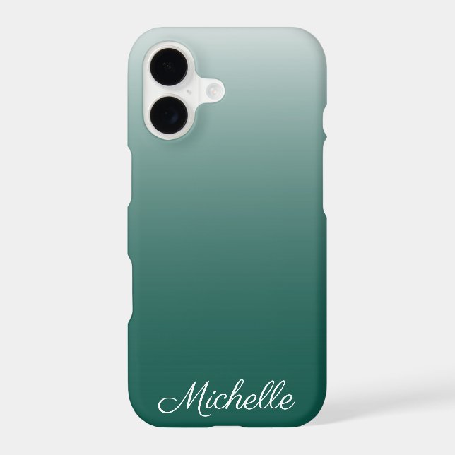 Personalised ombre gradient green (Back)