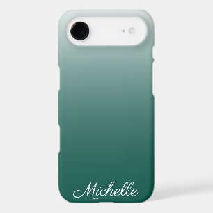 Personalised ombre gradient green