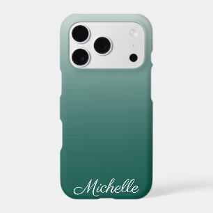 Personalised ombre gradient green