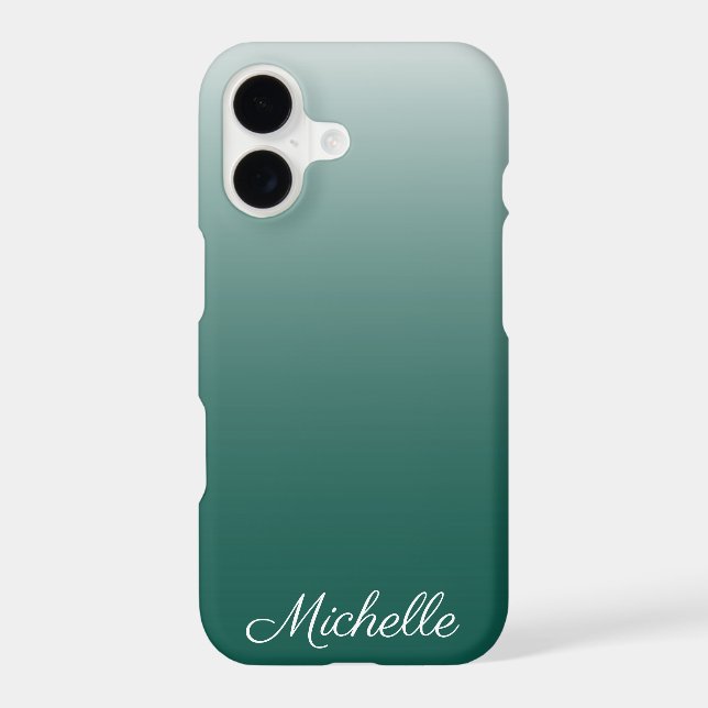 Personalised ombre gradient green (Back)