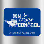 Personalised On Cruise Control Door Stateroom Magnet<br><div class="desc">This design was created though digital art. It may be personalised in the area provided or customising by choosing the click to customise further option and changing the name, initials or words. You may also change the text colour and style or delete the text for an image only design. Contact...</div>