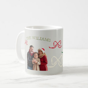 Personalised One Big Family Photo In Pastel Tones Coffee Mug