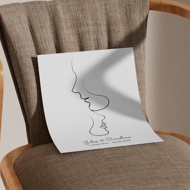 Personalised, One Line, Love, Boho, Arabic  Photo Print (Creator Uploaded)