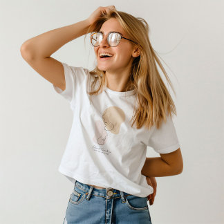 Personalised, One Line, Love, Boho, Arabic T-Shirt