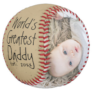 Personalised One Of A Kind Custom Made Fathers Day Softball