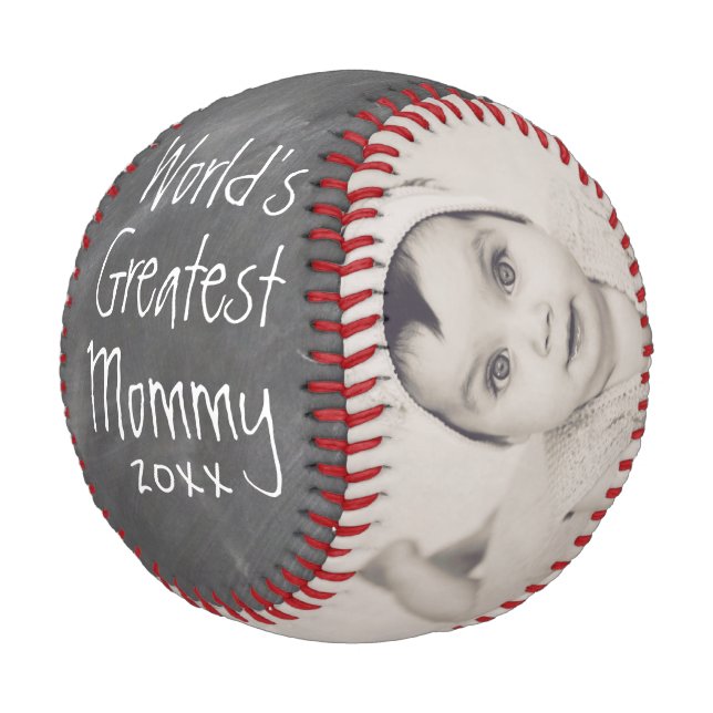 Personalised One Of A Kind Custom Made Mothers Day Baseball (Angled)
