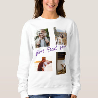 Personalised One Of A Kind Family Photo Collage Sweatshirt