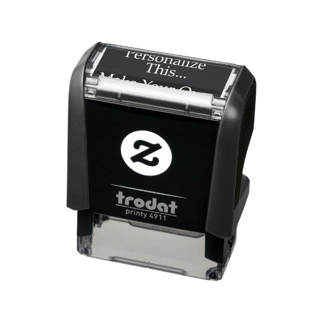 Personalised one of a kind self-inking stamp (Product)