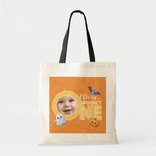 Personalised ONE Photo Tote – 1st BOO Birthday Bag