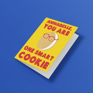 Personalised One Smart Cookie Graduation Congrats Card