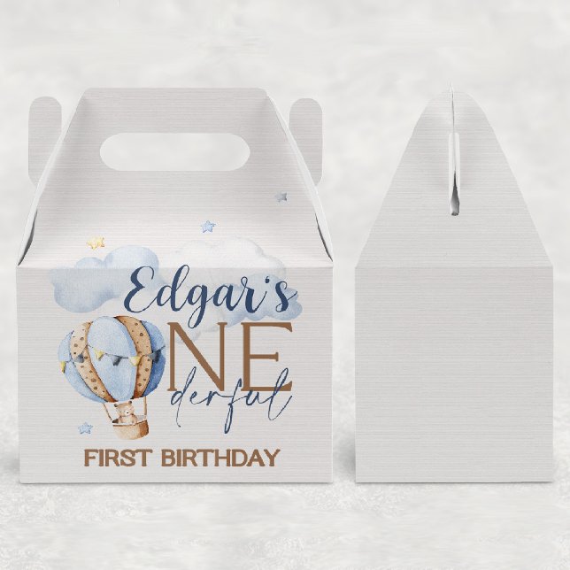 Personalised ONEderful 1st Birthday Favour Box (Creator Uploaded)