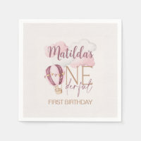 Personalised ONEderful 1st Birthday Paper Napkins